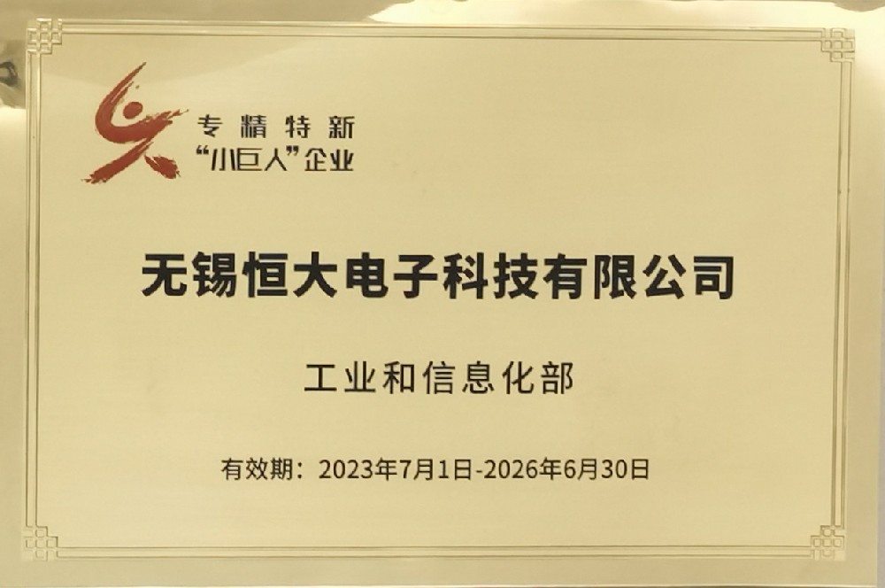 专精特新“小巨人”企业