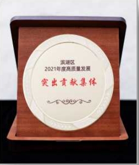 滨湖区2021年度高质量发展突出贡献集体
