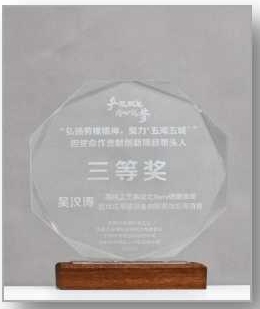 弘扬劳模精神，聚力'五湾五城’担使命作贡献创新项目带头人三等奖：吴汉涛